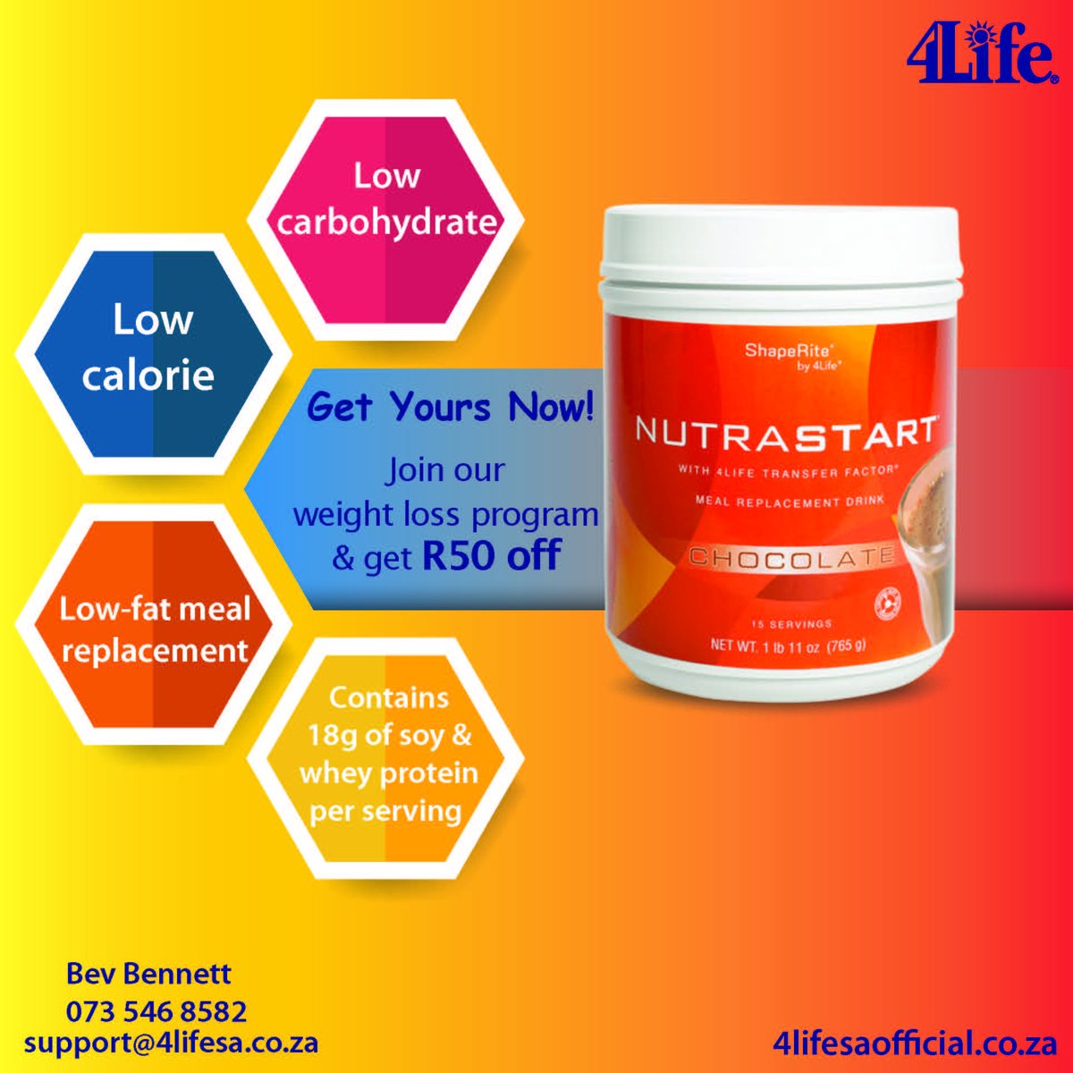 4LIFESALP1's tweet photo. Lose weight with our tasty meal-replacement drink in vanilla & chocolate: https://t.co/kwLokfmtIU #MondayMotivation #weightloss #4lifesa https://t.co/ijHUGnSqSE