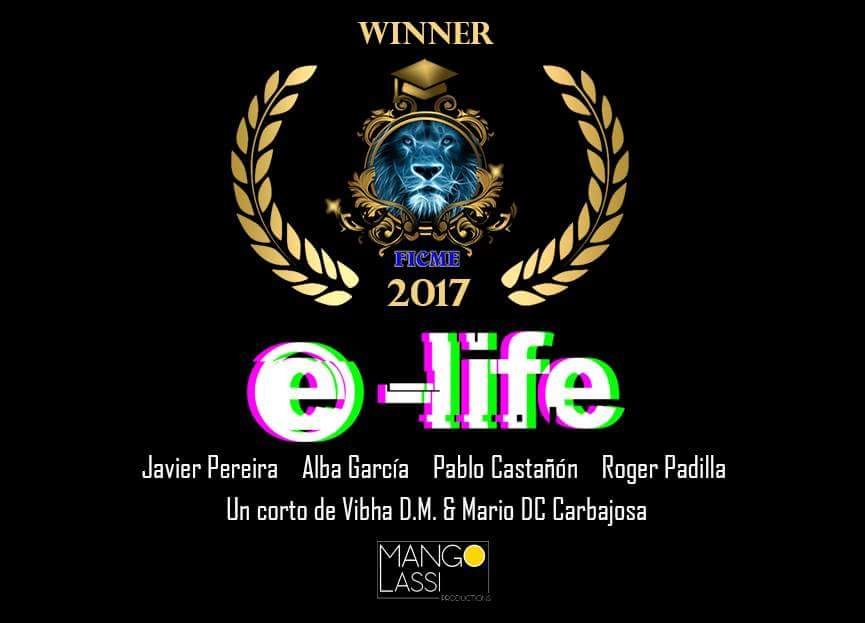 MangoLassiPro's tweet photo. #eLife se lleva un nuevo premio. Esta vez viene desde Túnez gracias al festival #Ficme https://t.co/Q5qCoi4WPC