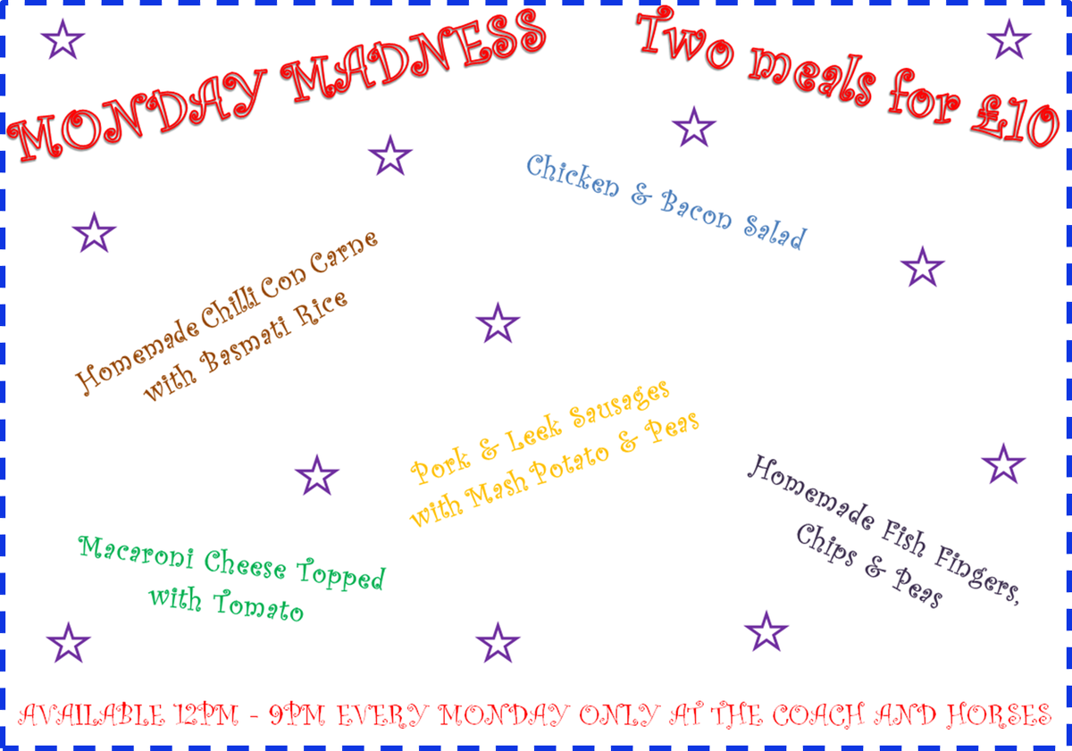 #mondaymadness #mondaymotivation #lunch #dinner #goodfood 2 meals for £10 #greatdeal