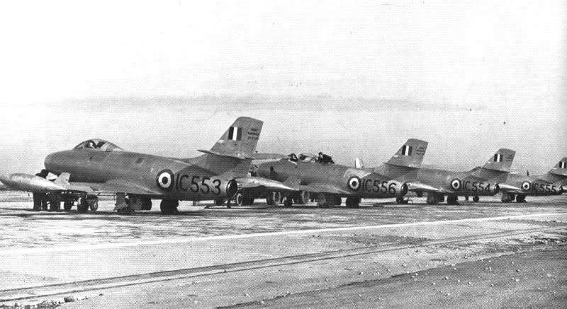 TheGhostRider31's tweet photo. This picture of an impressive line up of Toofanis from No.8 Eight Pursoot Squadron, at Ambala was taken in late 1956. #Toofani #IAF #Ambala https://t.co/y4agVSK7SP