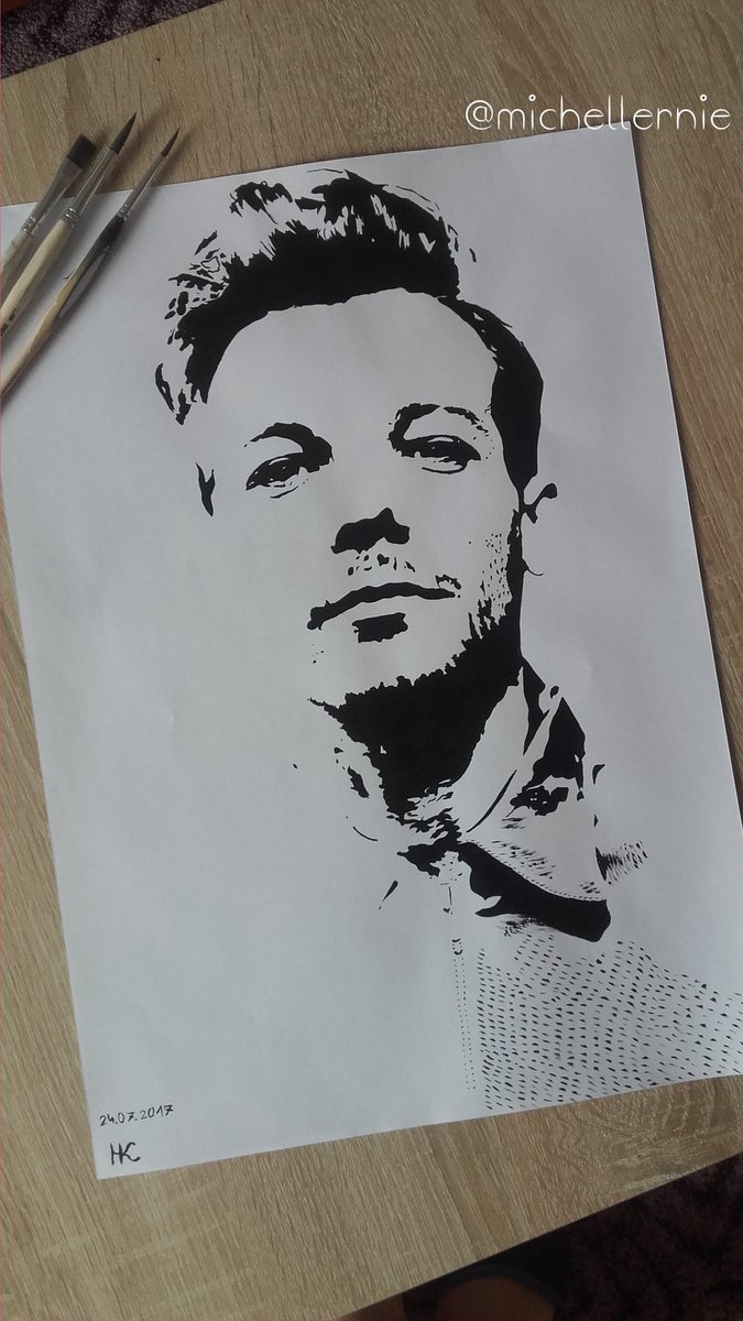 michellernie's tweet photo. @Louis_Tomlinson I'm proud of You!
I painted your portrait two days.
What do You think?
Love You Lou ❤
#BackToYou #BackToYouProject https://t.co/ugqH80DGCJ
