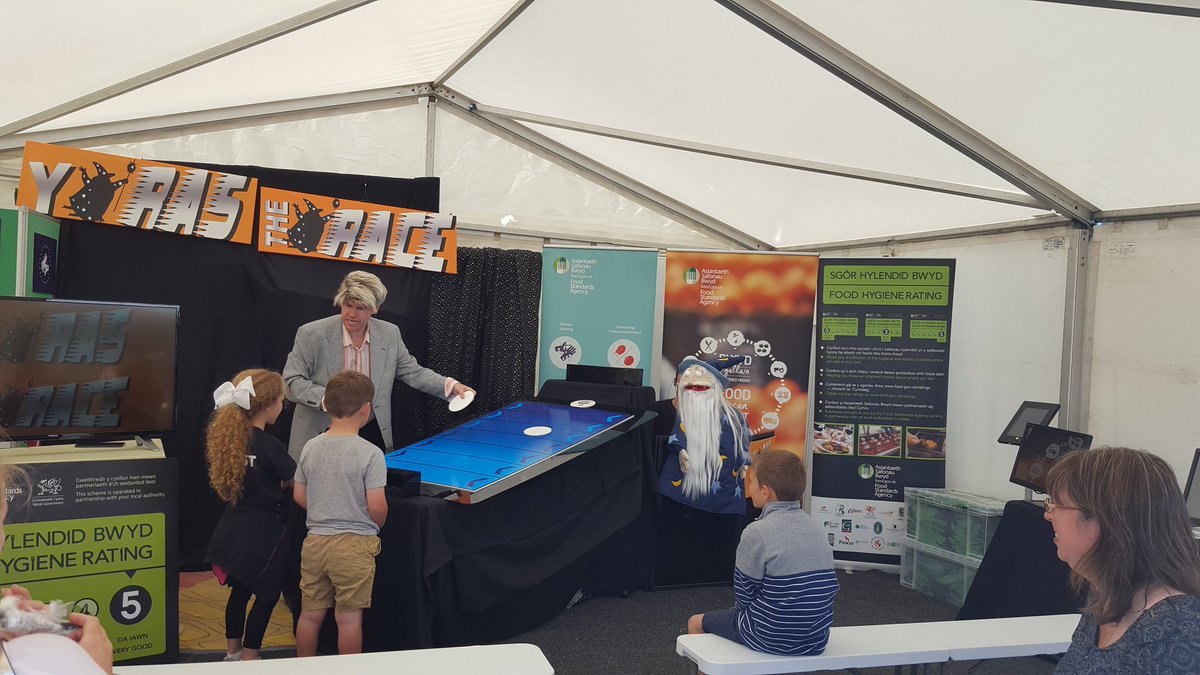 KJP_FSA's tweet photo. The Food Standards Agency tent at the Royal Welsh Show today. #yras #therace https://t.co/bKPklhJ1NS