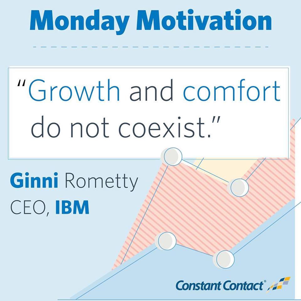 #MondayMotivation: If you want to be successful, you need to step out of your comfort zone!