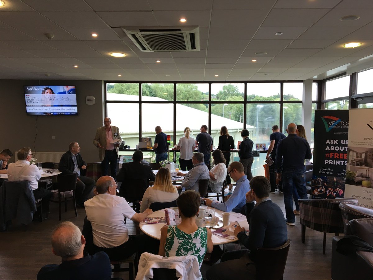 Alan Strachan, Logo Promotional Merchandising gave an entertaining 10 minutes on Thursday mvnt.us/m371850 #ilkleysbestkeptsecret