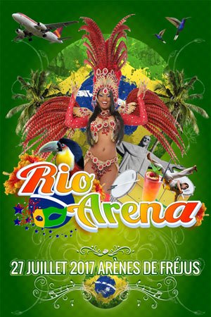 frejustourisme's tweet photo. 🇧🇷 Jeudi soir, vibrez au rythme de la #samba aux @arenesfrejus à l’occasion de Rio Arena ! #Brésil #Fréjus #RioArena https://t.co/N7cfnkVPFU