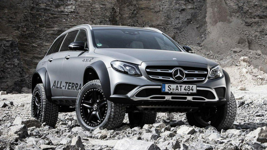CNET's tweet image. Mercedes E-Class All-Terrain 4x4^2 is a dystopian wagon-tank cnet.co/2vRMDGo