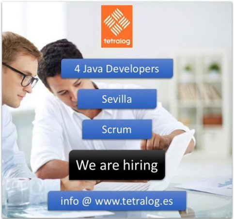 tetralogspain's tweet photo. Interesante oferta de #empleo en #sevilla #java #scrum https://t.co/Czuwa4cFJ3 https://t.co/I7plGpGuhn