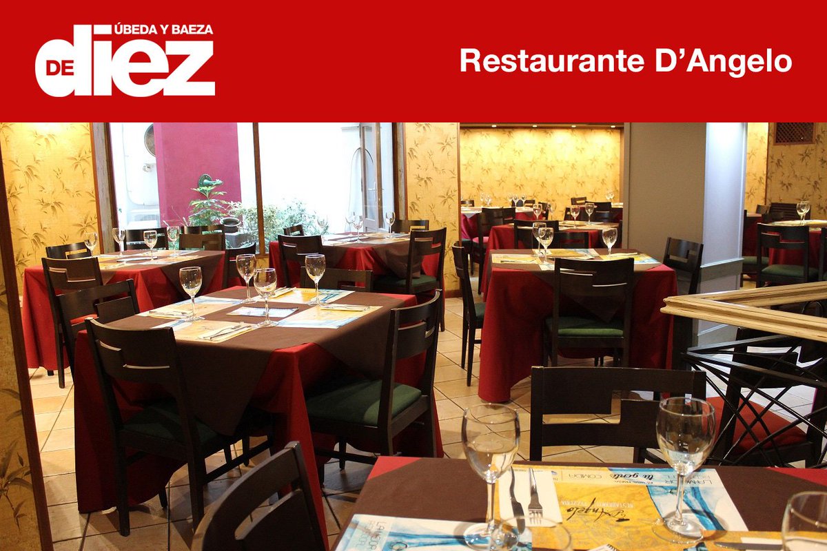 ubedabaezaturis's tweet photo. Nueva propuesta gastronómica para este lunes. Restaurante D´Angelo de #ÚBEDA, un espacio para disfrutar de la mejor gastronomía con #UBPASS. https://t.co/Kch2ClBXST