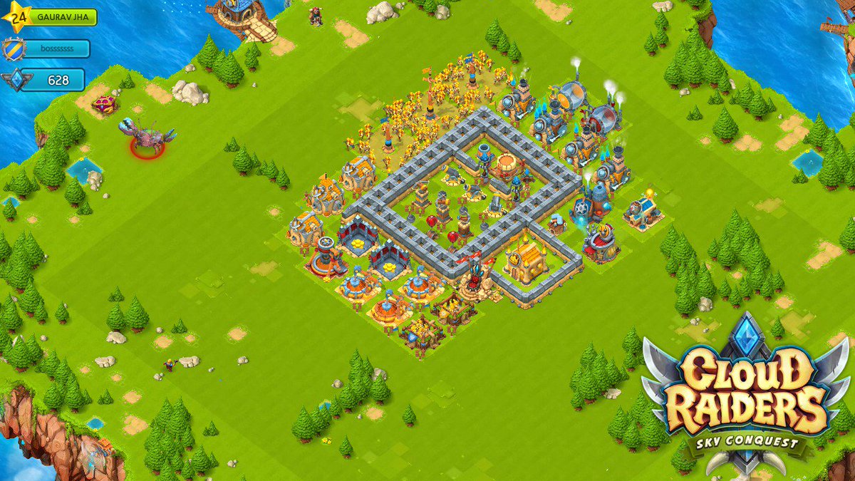 gauravjha2001gj's tweet photo. You would be mad to try and raid my #CloudRaiders base! Search me by my name - GAURAV JHA https://t.co/64J2jWhGCH https://t.co/LSKv1sXK4Z