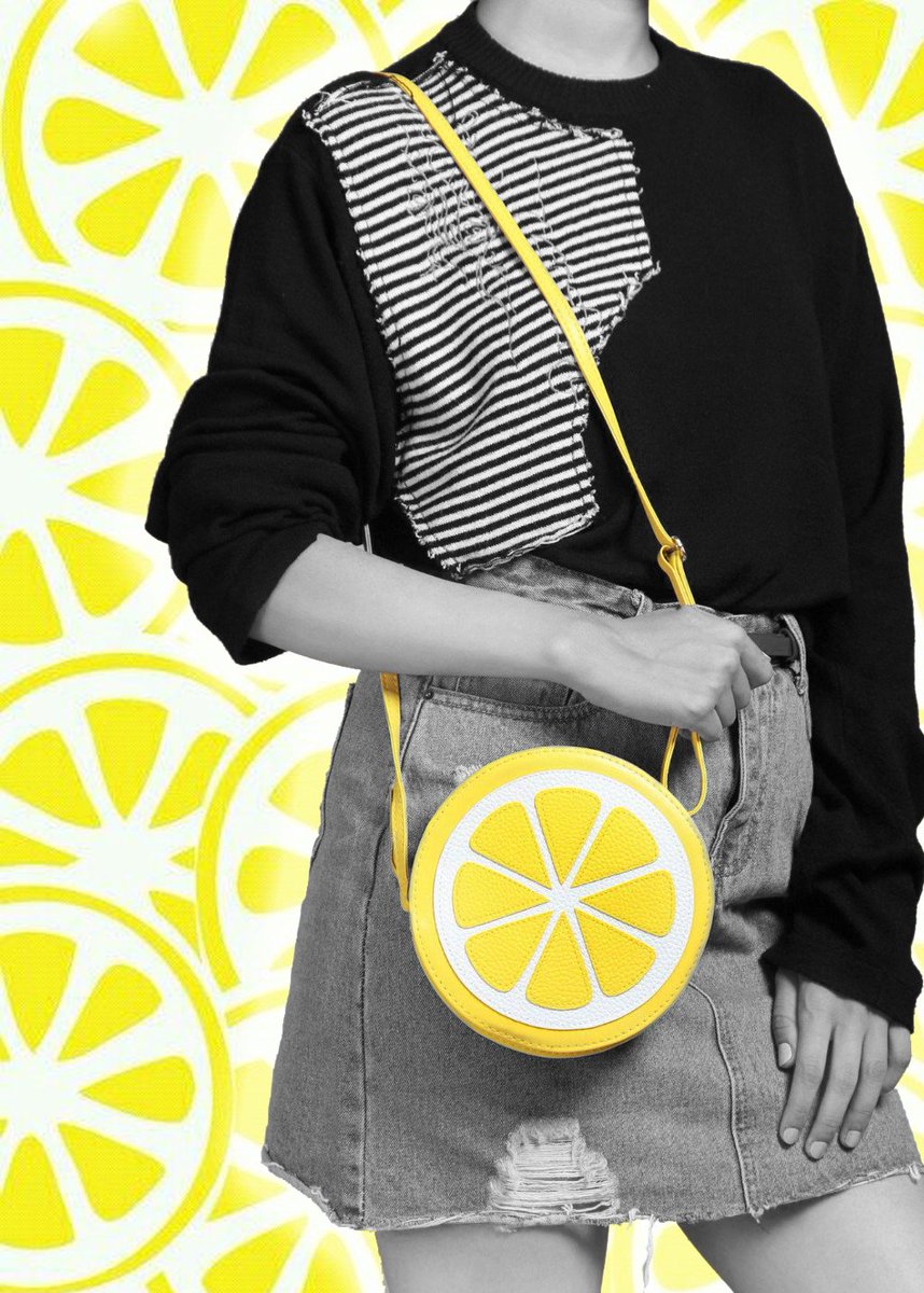 Hipcastle's tweet photo. When life gives you lemons, order the freshest bag ever!
🔎Oh My Juicy Lemon Crossbody Bag
Order here: https://t.co/jleIcbEDdm
#FreshIdeas https://t.co/zjTUu1tAvJ