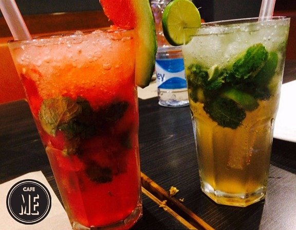 cafemeindia's tweet photo. Beat the heat with watermelon mojito &amp; Virgin mojito 🍹

#cafeme #cafe #drinks #heat #beattheheat #janakpuri #westdelhi https://t.co/XHLKGFWTaP
