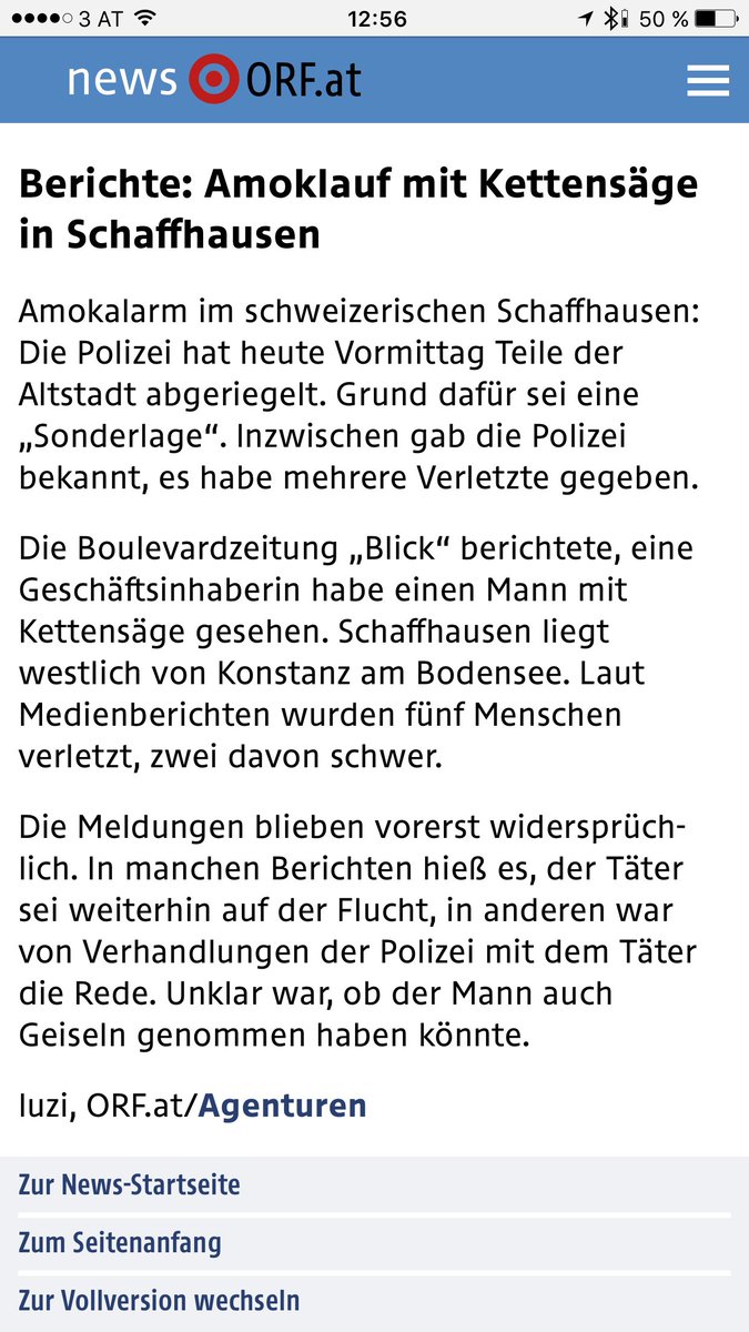 10k+ Österreicher verunsichern, weil ein Verrückter über den wir nichts wissen in CH etwas gemacht hat. Was soll das? <a href="/orfonline/">ORF</a> <a href="/ArminWolf/">Armin Wolf</a>