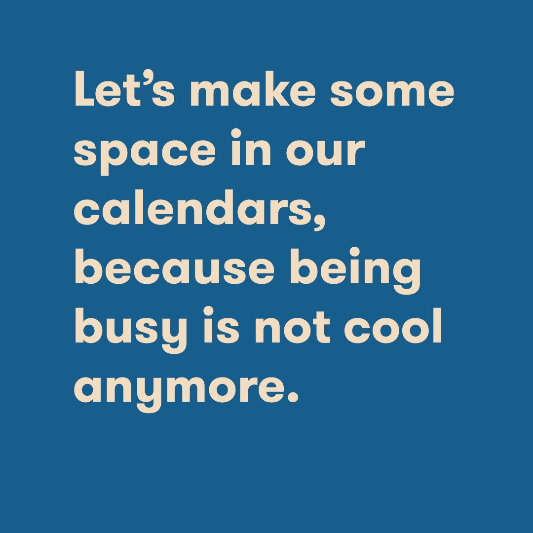 homerun_co's tweet photo. Let’s make some space in our calendars, because being busy is not cool anymore.
https://t.co/6dMmn6Izp3 https://t.co/F6A7DzK01V
