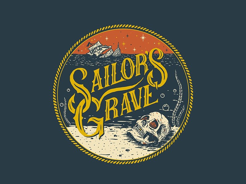 Patrick_dN's tweet photo. Sailor's Grave beer tap design. #logo #tigersmilk #illustration #lettering #handlettering #beer #beertap #sailorsgrave https://t.co/lSTue5oO9j