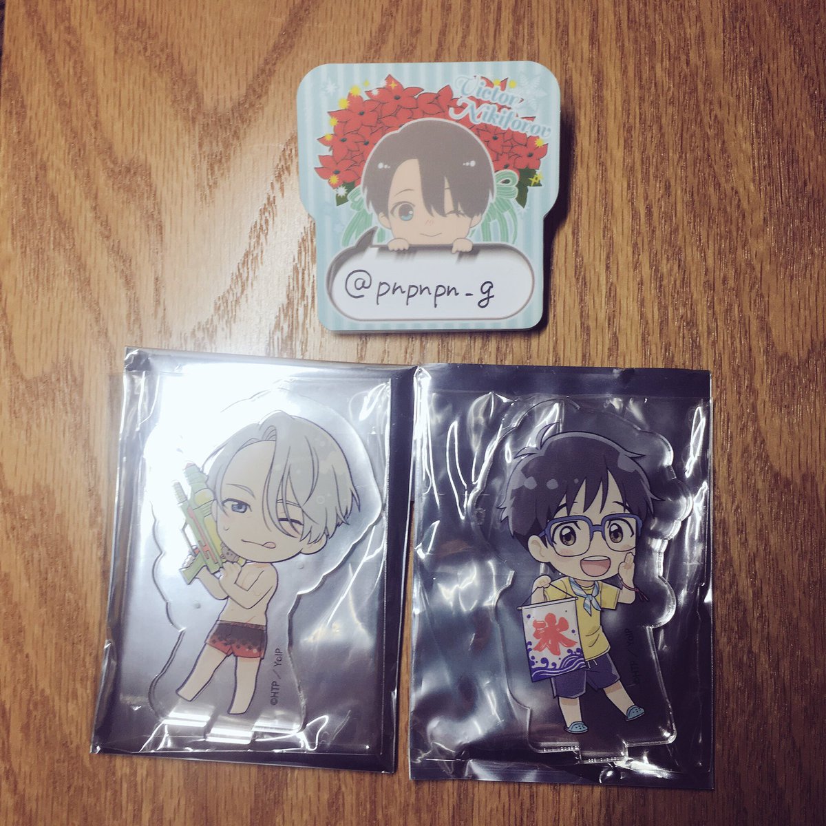 pnpnpn_g's tweet photo. 【交換】ユーリ!!! 東急ハンズ プリカフェ SDアクリルスタンド アクスタ
譲:ヴィクトル(ハンズ),勇利(プリカフェ第3弾)
求:ヴィクトル(プリカフェ第3弾>>>第2弾館内着)
第2弾は第3弾の交換が決まり次第。
郵送または大阪手渡し。
検索からでもお声掛けください！ https://t.co/vUzxFCoWLM