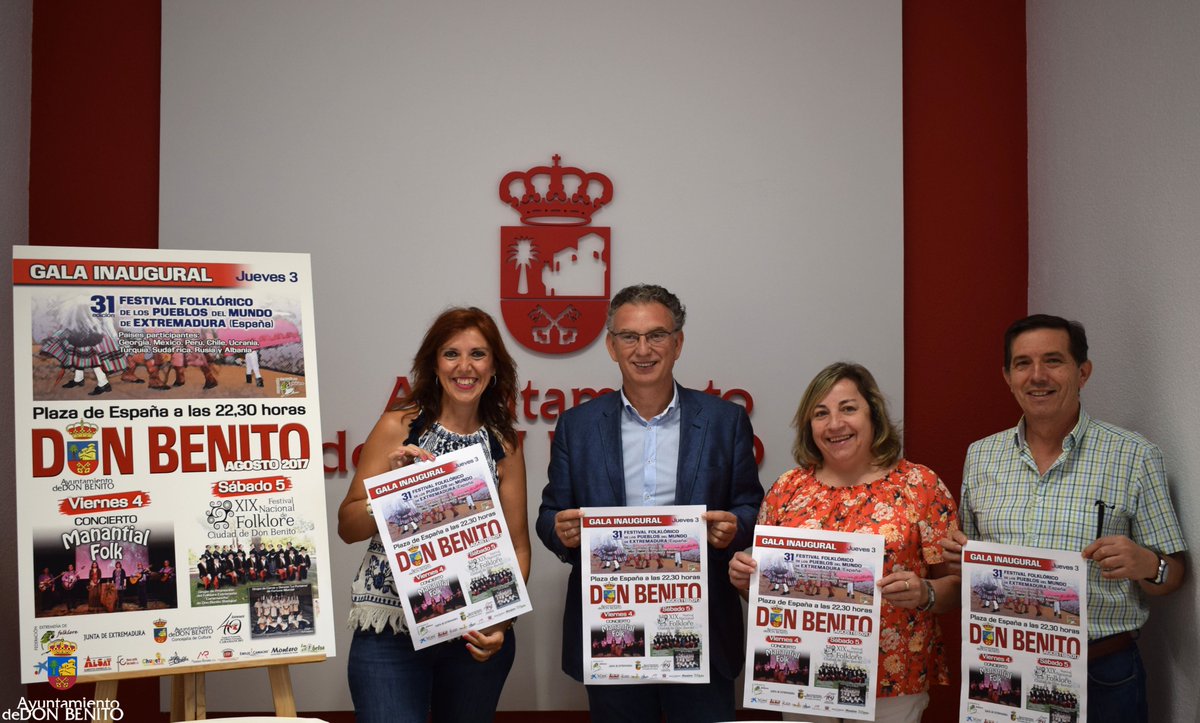 Ayto_DonBenito's tweet photo. Don Benito contará con 3 días consecutivos cargados de música. 2 festivales folklóricos y 1 concierto música folk. 
https://t.co/cvsrR30aEr https://t.co/5TDIcu2o3I
