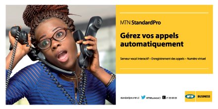 MTNBusinessCI's tweet photo. Avec #MTNStandardPro gérez vos appels automatiquement, simple, facile et fiable ! #PME #PMI #Corporate https://t.co/dMk1ZmivhA
