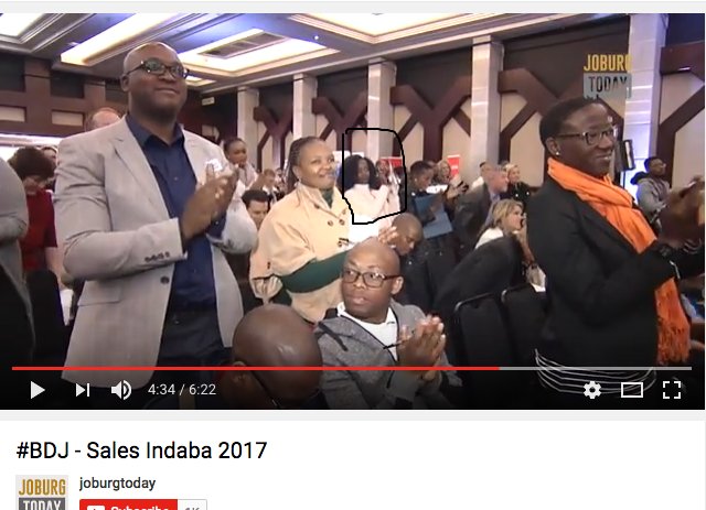 JustThapy's tweet image. I spotted a Thapy on the @JoburgToday #SalesIndaba video...😃