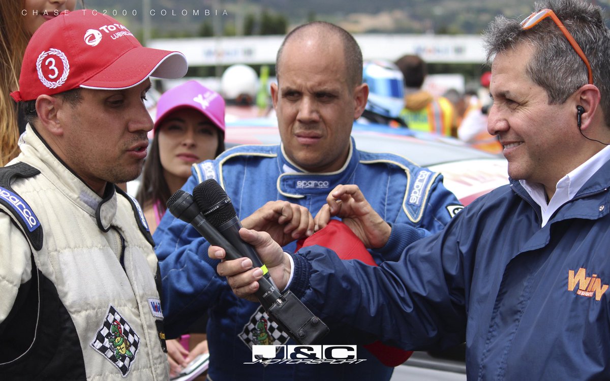 JYCMOTORSPORT's tweet photo. Entrevista con Ricardo Soler después de terminar "El CHASE" 🙌🏻🏁
@jdr_joyeria @stp_colombia @FracoColombia #Teiking #Osvat @tc2000colombia https://t.co/xOHNic6KNT