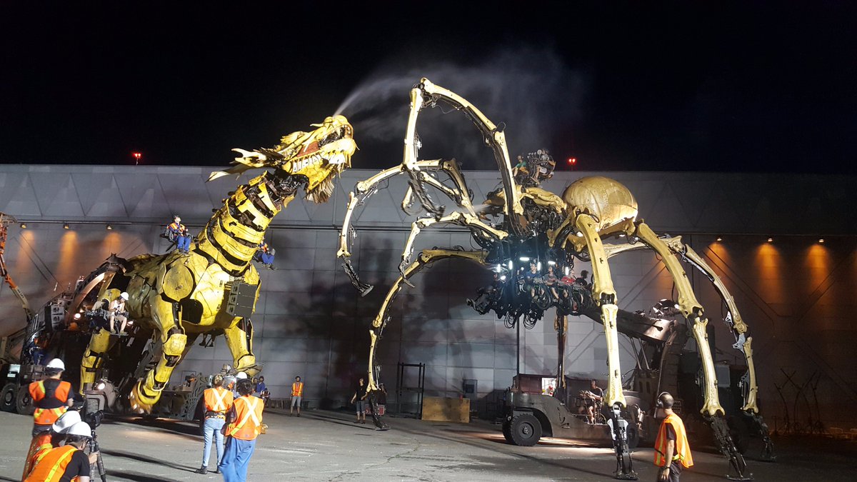 apt613's tweet photo. 🐉🕷️ Behind the scenes of #LaMachine to get you ready for this week's show! Story and photos here: https://t.co/Gxkh7dP4UH https://t.co/BXgPtzGajw