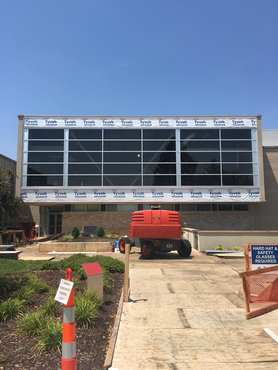 MaryvilleU's tweet photo. ABAC renovation progress - we now have big windows!

🚧 #MUSummerConstruction https://t.co/B7AVdPWNaY