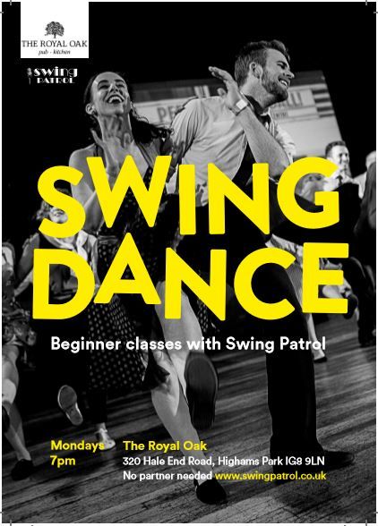 SwingPatrolLdn's tweet photo. 🙌 Classes in Highams Park @royaloakIG89LN will be launching 7th August! - https://t.co/vK15Ht5PZa 🙌 @WFEcho @inwalthamforest @WFPubs https://t.co/fOphMKDFJU