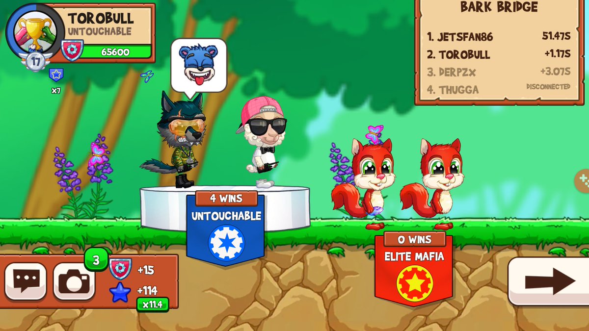 ToroBullSennin's tweet photo. Making sure that the new blood doesn't get a lead on us! 😬 @TheFunRun #FunRunArena #ClanBattle #UntouchableClan https://t.co/xCpOlYjasX