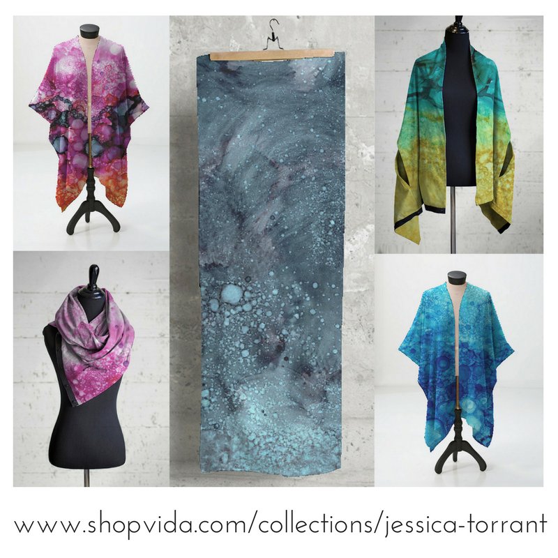 JTorrantArt's tweet photo. Thrilled to announce my new collection on @shopVIDA! https://t.co/p0j8s0qUJk #merinowool #modalscarf #sheerwrap #fashion #luxury #wearart https://t.co/rwUXDMGwIO