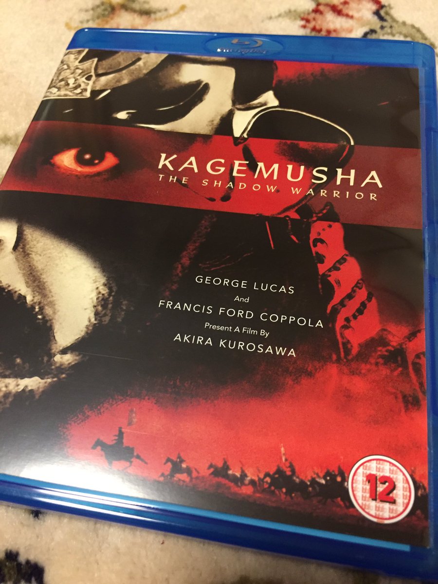 Aki Lettherogueonein 黒澤明 影武者 159分海外公開版収録のuk盤ブルーレイ到着 日本語dts Hdma5 1ch音声収録 特典は黒澤に関する著書をもつ研究家によるコメンタリー 英語字幕付 と予告編集 米国版予告 日本版特報 予告 さらなる特典と180分日本