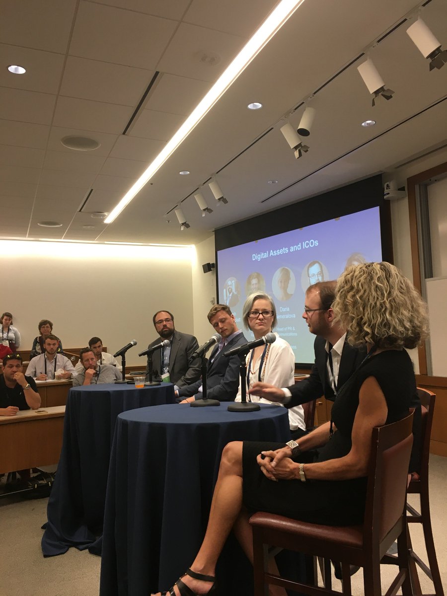 SixThirty_630ft's tweet photo. High energy discussion about the concerns and future regulation of digit assets and #ICOs at #DistributedTrade. @bcap @QtumOfficial https://t.co/fkIuneogL4