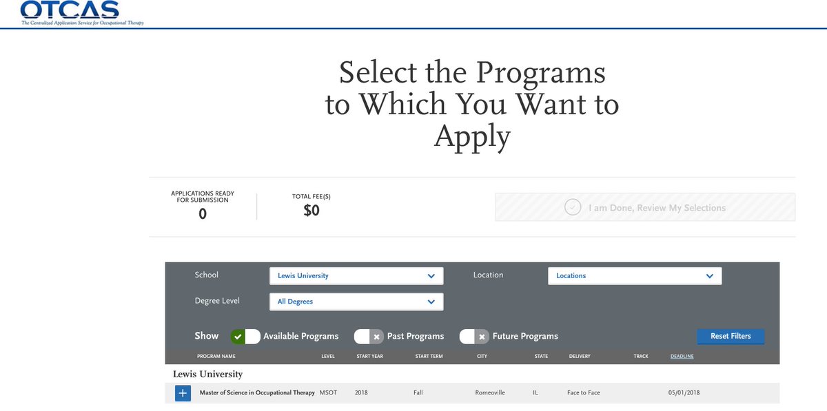 LewisUniversity's tweet photo. Considering an #OccupationalTheapy program? The time to apply is NOW! Apply through OTCAS here: https://t.co/NTtCn8JAWM https://t.co/xBuUHUZbGu