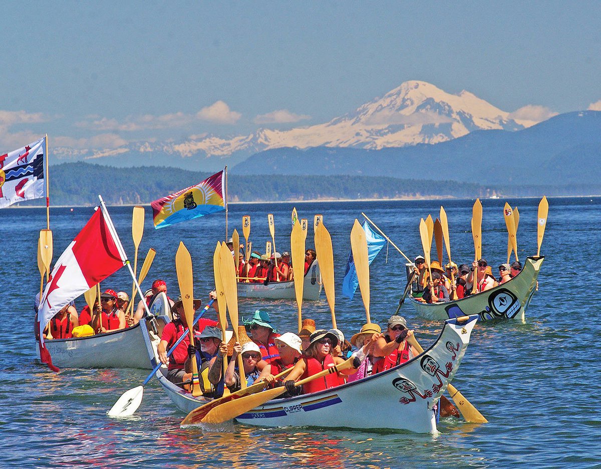 60 canoes part of Tribal Journey to the shores of Island first nations dlvr.it/PY79dR #yyj https://t.co/dijAnxxCbM