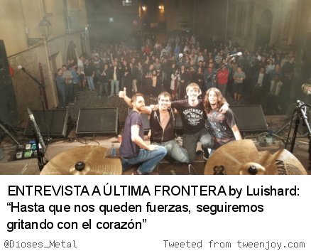 Dioses_Metal's tweet photo. https://t.co/VU1bBAQU7C #EntrevistasDDM @UltimaFronteraX #Luishard https://t.co/2XMhxZHNyl