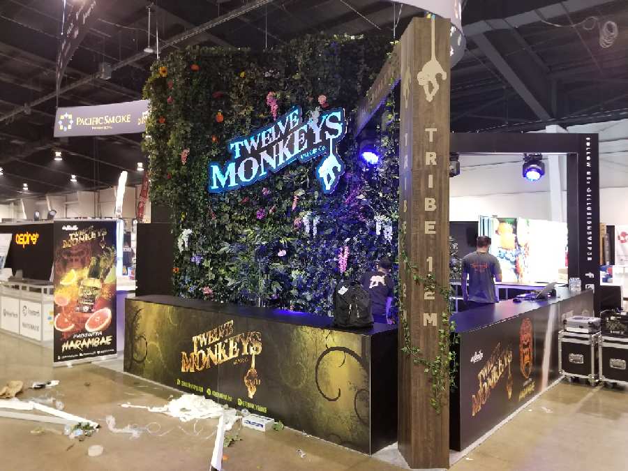This booth was created for one of our clients that exhibited in the Canada Vape Show this past weekend at the International Center