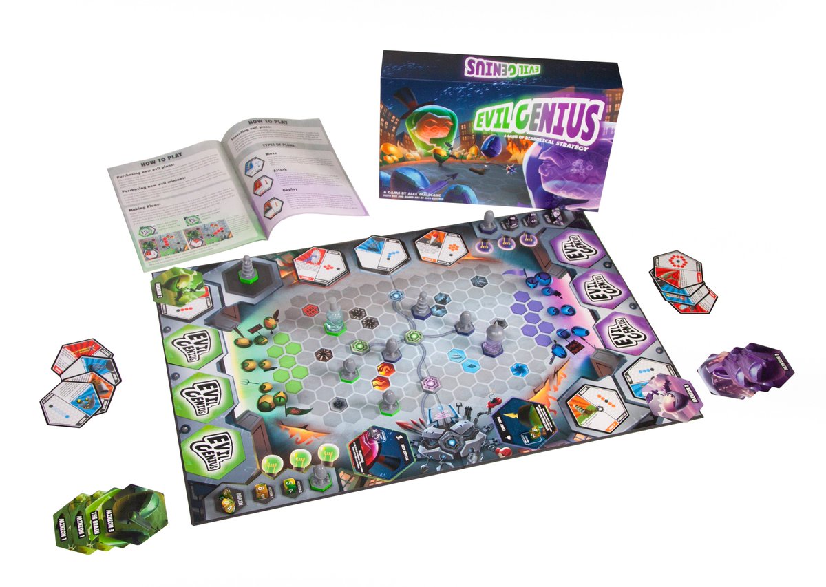 Excited to announce that Evil Genius is in its final stages of design! Get ready for a game of Diabolical Strategy!