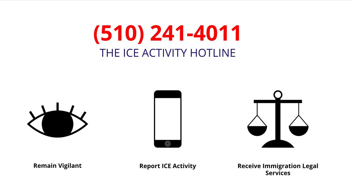 p_pod_'s tweet photo. #Oakland #AlamedaCounty--as #ICE continues raids this week, note @centrolegal #ACILEP's hotline 510-241-4011 https://t.co/PhyUA5zm8x https://t.co/gloxbqQkYB