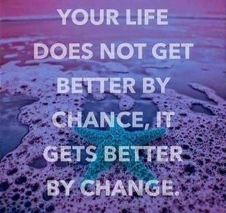AnneBowdin's tweet photo. Life doesn't get better by chance it gets better by change.
https://t.co/LA31pVrxUW https://t.co/wnn1ESmFCi