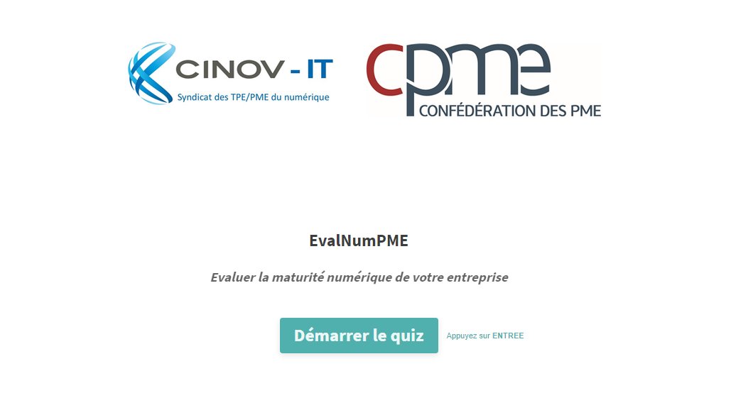 clesdelabanque's tweet photo. [Quiz ❓] La @CPMEnationale propose d'évaluer le niveau de la maturité numérique de votre entreprise #EvalNumPME #TPE
https://t.co/5kkgLCCfT6 https://t.co/JURIvWWHVZ