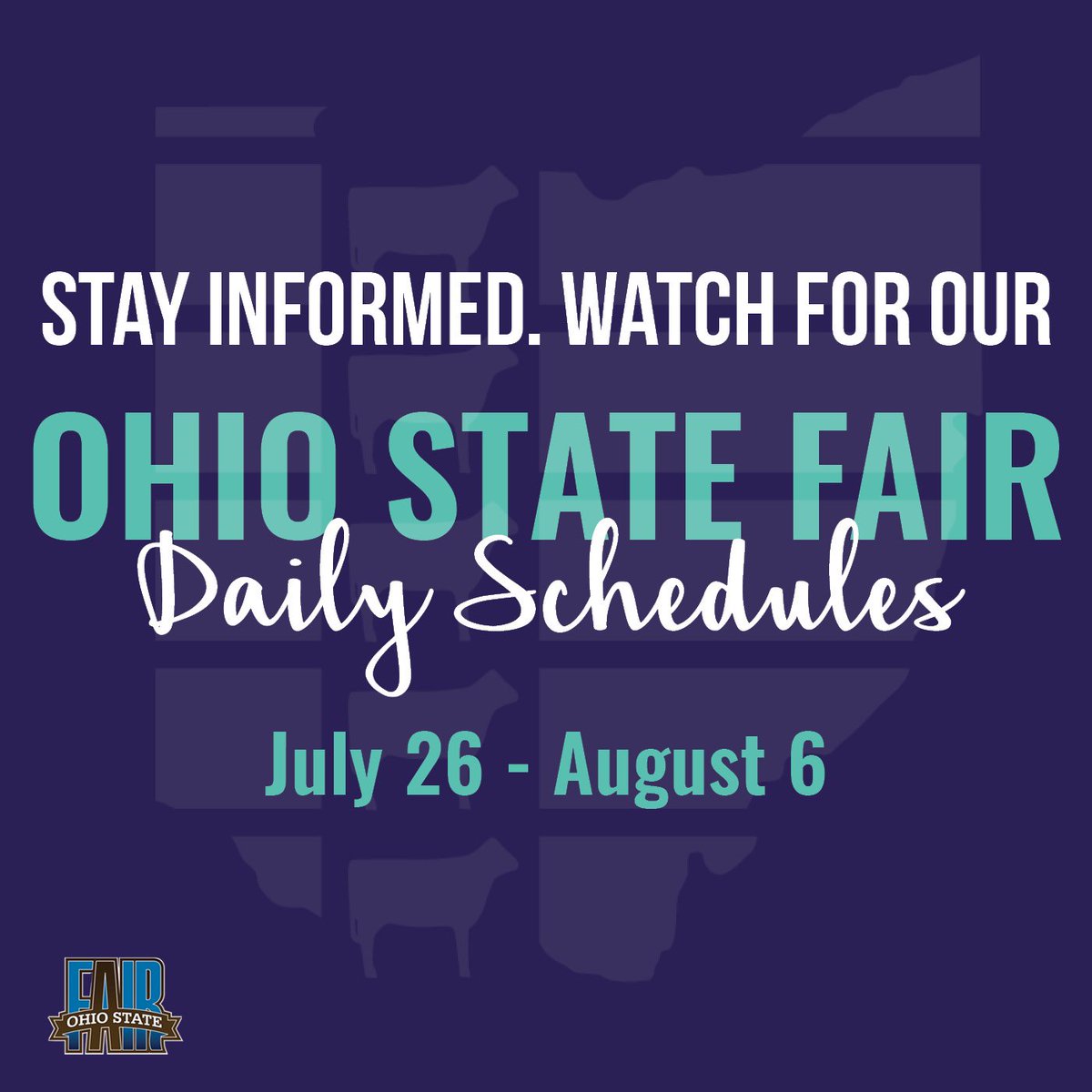 Ohio_Cattlemen's tweet photo. The 2017 Ohio State Fair is almost here! Watch for us to share the daily schedule of events! #OhioCattle #OhioStateFair https://t.co/O5imvyeXU5