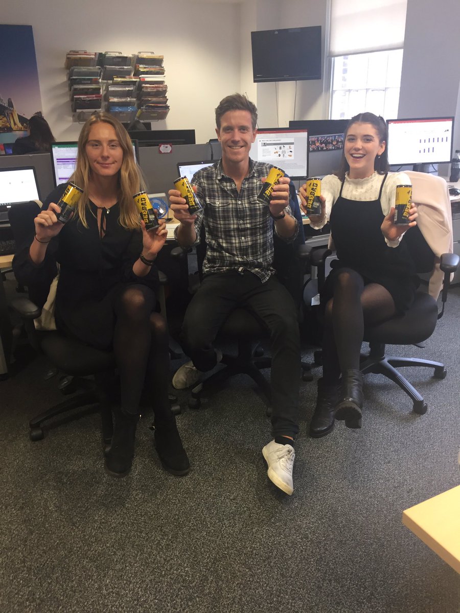 LuminaFood's tweet photo. Enjoying our afternoon pick me up! #beebadenergydrink #badisbetter @thoughtsfromhim https://t.co/0449cfyGwo