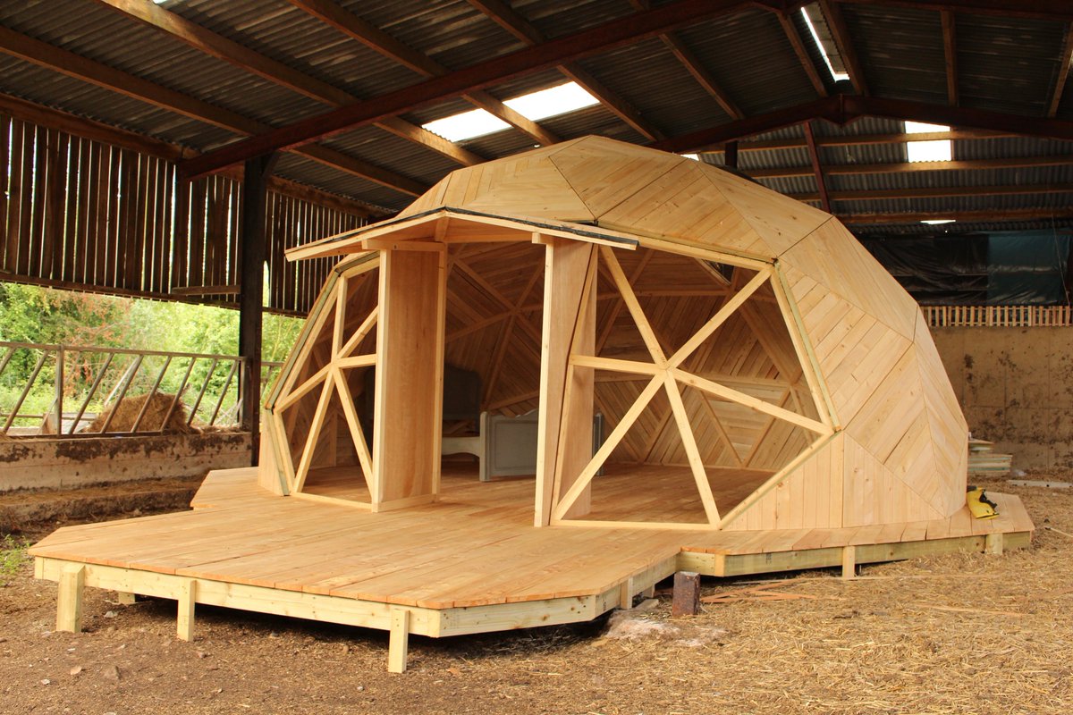 A reminder of the #progress so far! #Glamping #Devon #FindTheDomeAHome #inspiration #selfbuild