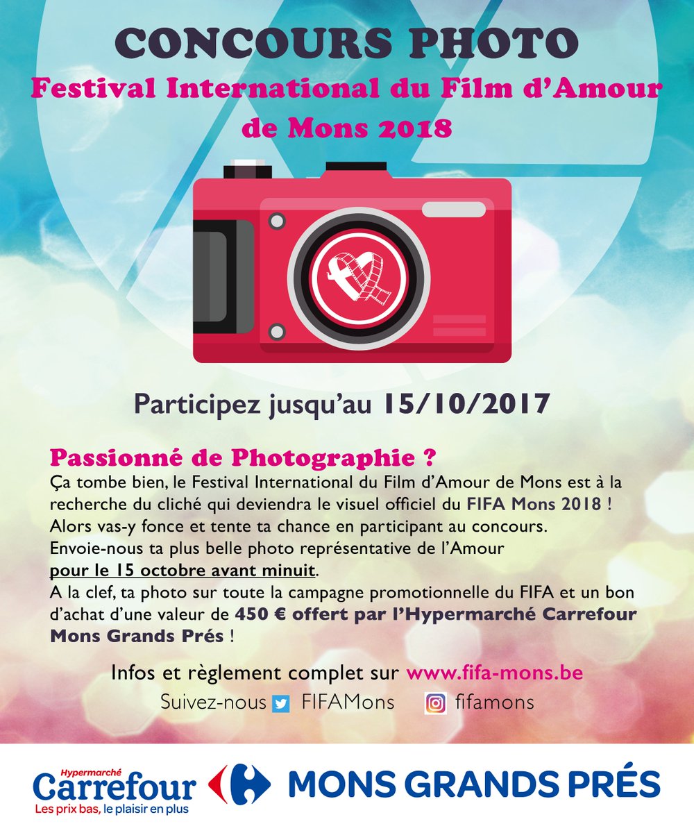 festival_mons's tweet photo. #Concours Le #FIFAMons est à la recherche de la #photographie qui deviendra le visuel officiel de l'édition 2018! https://t.co/kXmIoY5k4m https://t.co/4cb58JOvXi
