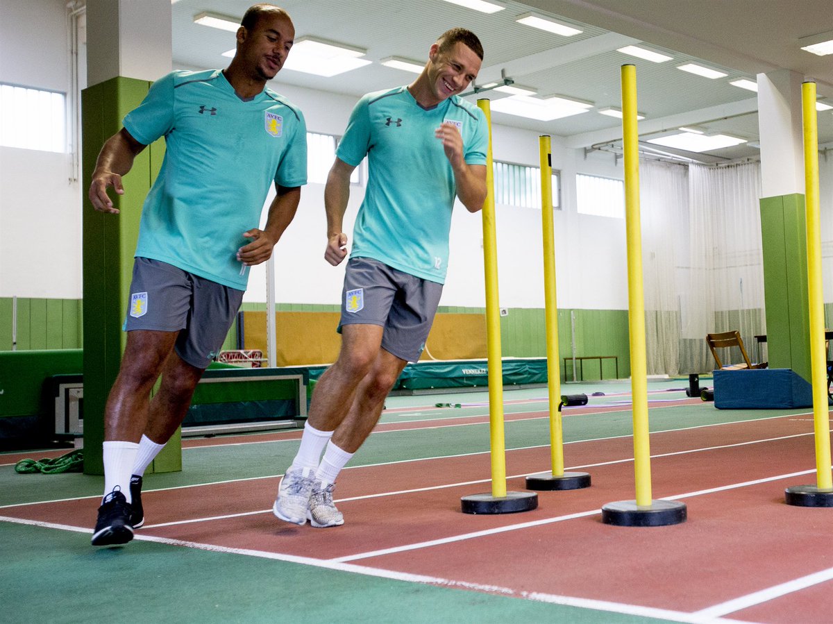 AstonVilla's tweet photo. Great mood in our 🇩🇪 German training camp today as the lads go through a light session...

😃😊

#PartOfThePride #AVFC https://t.co/ti5gdrpxxC