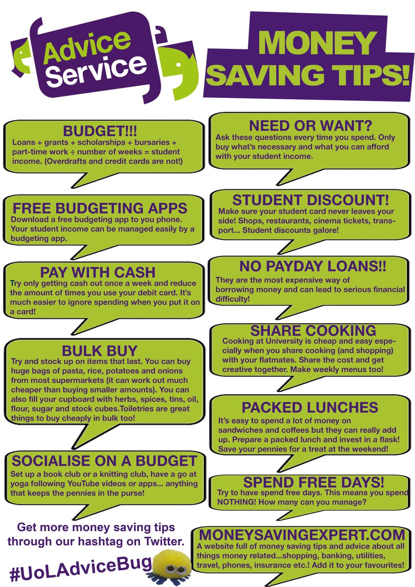 MoneyHunters17's tweet photo. It's #MoneyManagementMonday everyone! Here's some advice so that you can save every penny 💰✨ #YMM2017 @BankonDC https://t.co/K6zbvn1vKx