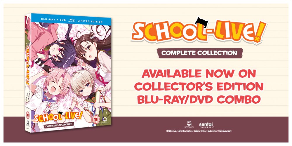 AnimatsuEnt's tweet image. #SchoolLive is out today! Will you be picking up a copy? bit.ly/gakk0ugurash1