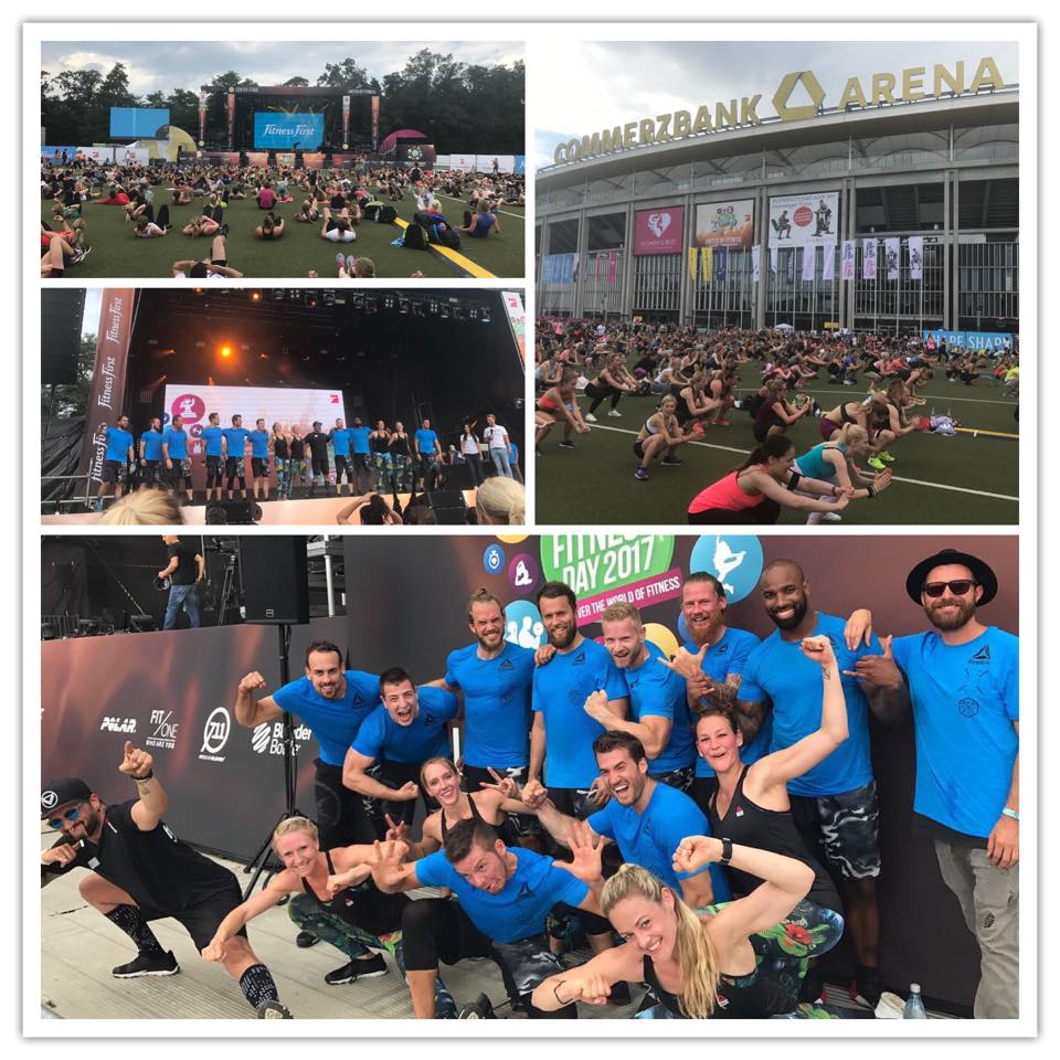 .@WorldFitnessDay: Wir waren neben Fitnessfans und Influencern der Branche auch mit von der Partie und haben der Menge ordentlich eingeheizt