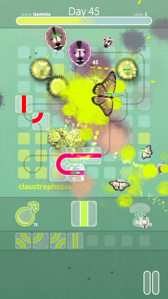 MAUSMAUSgames's tweet photo. Bugs are getting bigger
"Pesky Bugs" Coming soon to #ios and #android
#gaming #gamedev #indiedev #indie #screenshot #graphics #nerd #app https://t.co/Njk3TkBZVp