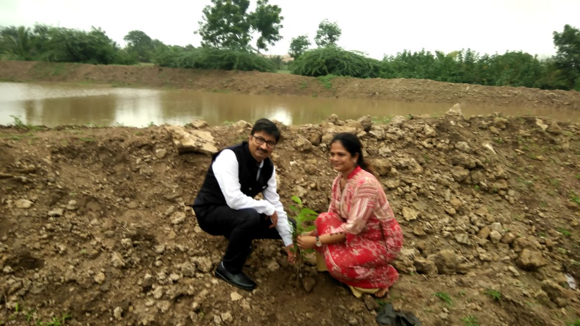 RCJUNAGADH's tweet image. First Official Club Visit of DG MR RUCHIR JANI to our club &amp;amp; Tree Plantation Project @ Patapar Lake