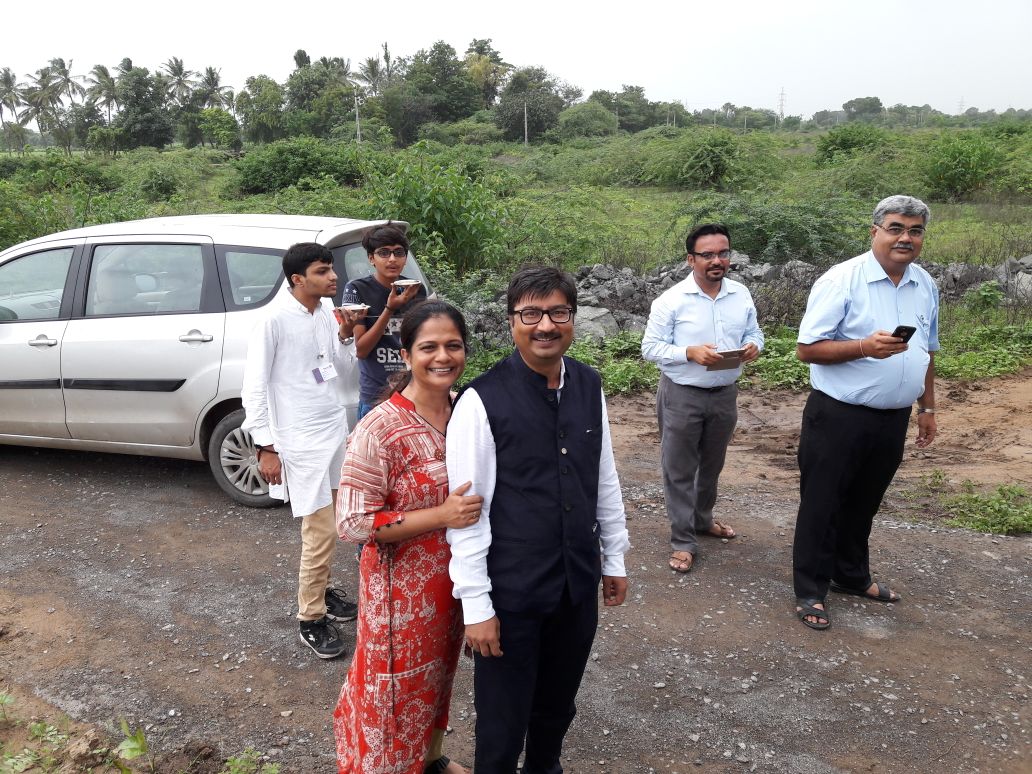 RCJUNAGADH's tweet image. First Official Club Visit of DG MR RUCHIR JANI to our club &amp;amp; Tree Plantation Project @ Patapar Lake