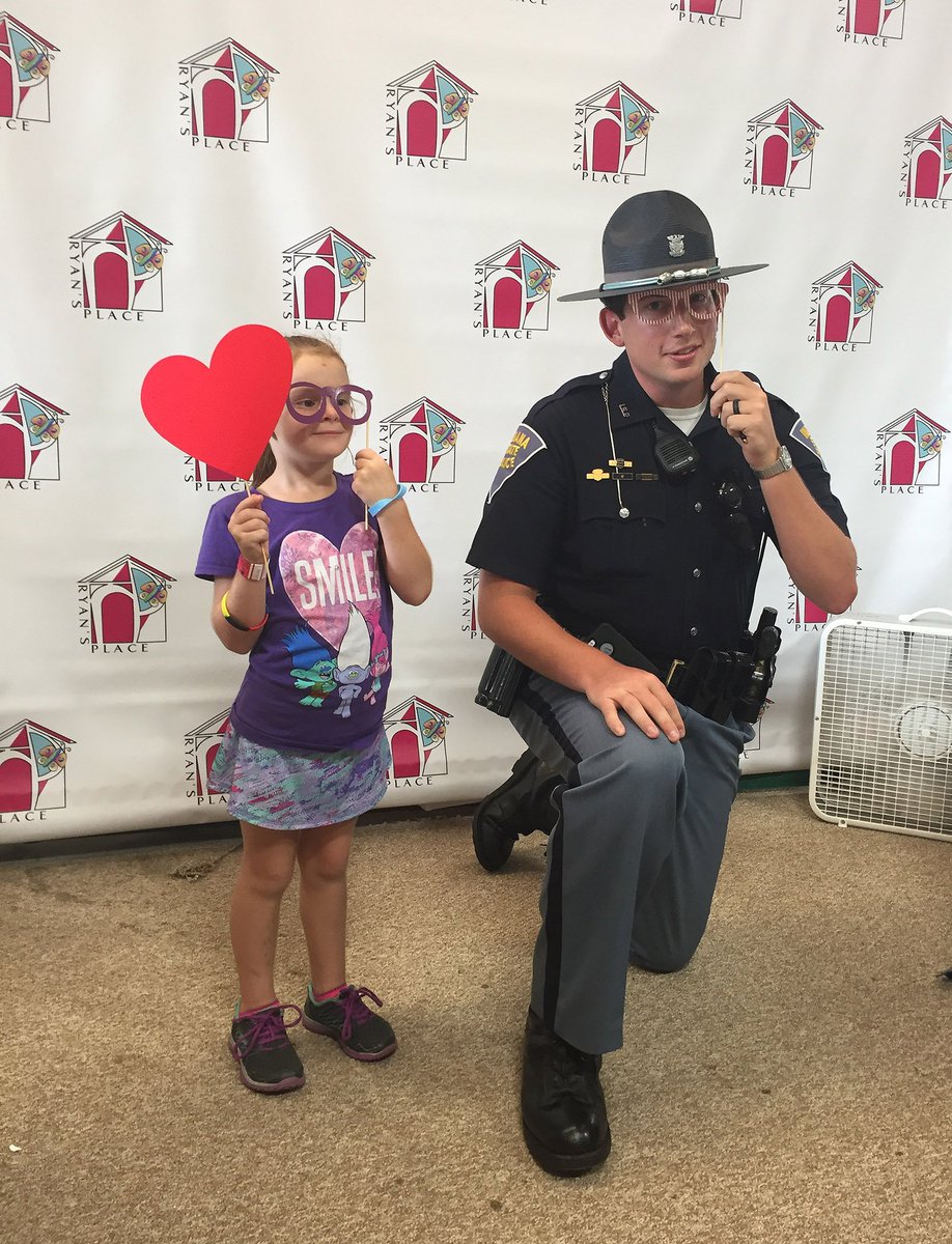 Day 4 of the <a href="/ElkhartCo4HFair/">Elkhart County 4-H Fair</a>, did you stop by our booth yet? Come out &amp; take a fun photo like these 2. #ISupportRP #givehopetogrievingkids